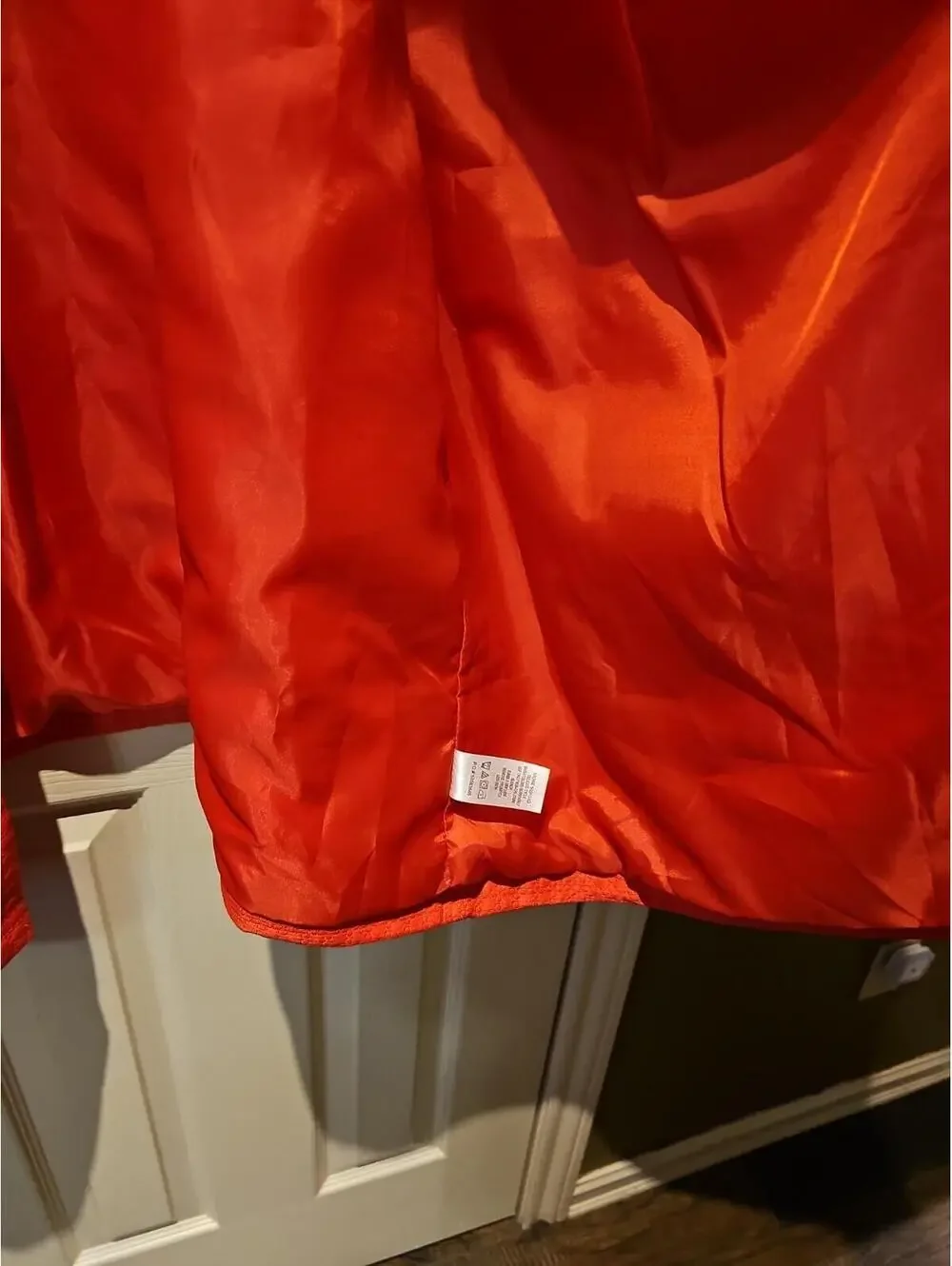 Jessica London Blazer Cardigan  Women size 24W  Color Coral 2 Pockets 3/4 Sleeve - Picture 5 of 7